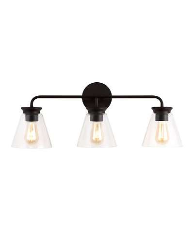 Kondo 3-Light Modern Farmhouse Iron Led Vanity