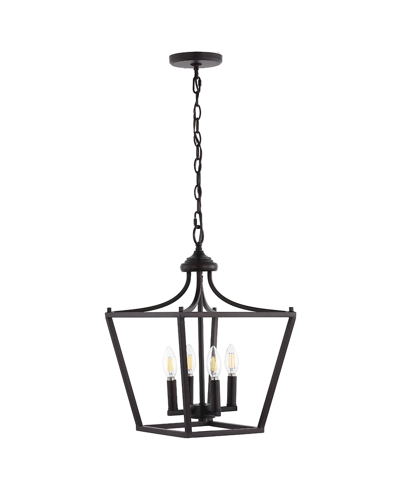 Camden -Light Iron Classic Midcentury Pendant Lantern