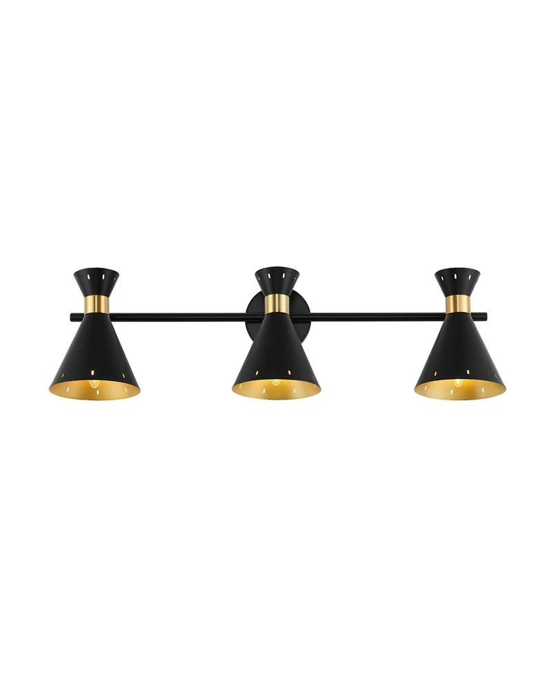 Elroy 3-Light Iron Retro Contemporary Led Track Light