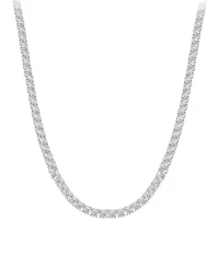 Men's Diamond 24" Tennis Necklace (8 ct. t.w.) in 14k White Gold