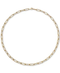 Paperclip Link 20" Chain Necklace in 10k Gold