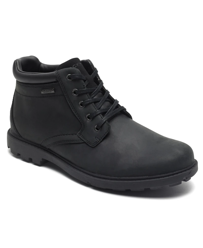 Rockport Men's Storm Surge Plain Toe Water & Slip-Resistant Boots