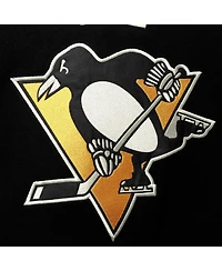 Men's Black Pittsburgh Penguins Superior Lacer Pullover Hoodie