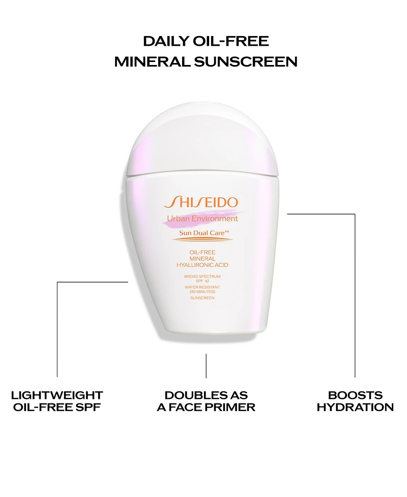 Shiseido Urban Environment Mineral Sunscreen Spf 42, 1 oz.