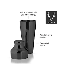 Viski Parisian Cocktail Shaker Set, 25 Oz