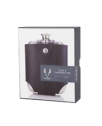 Viski Stainless Steel Flask and Traveling Case
