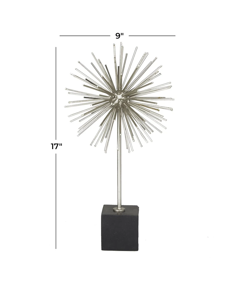 CosmoLiving by Cosmopolitan Marble Contemporary Sculpture, 17" x 9"