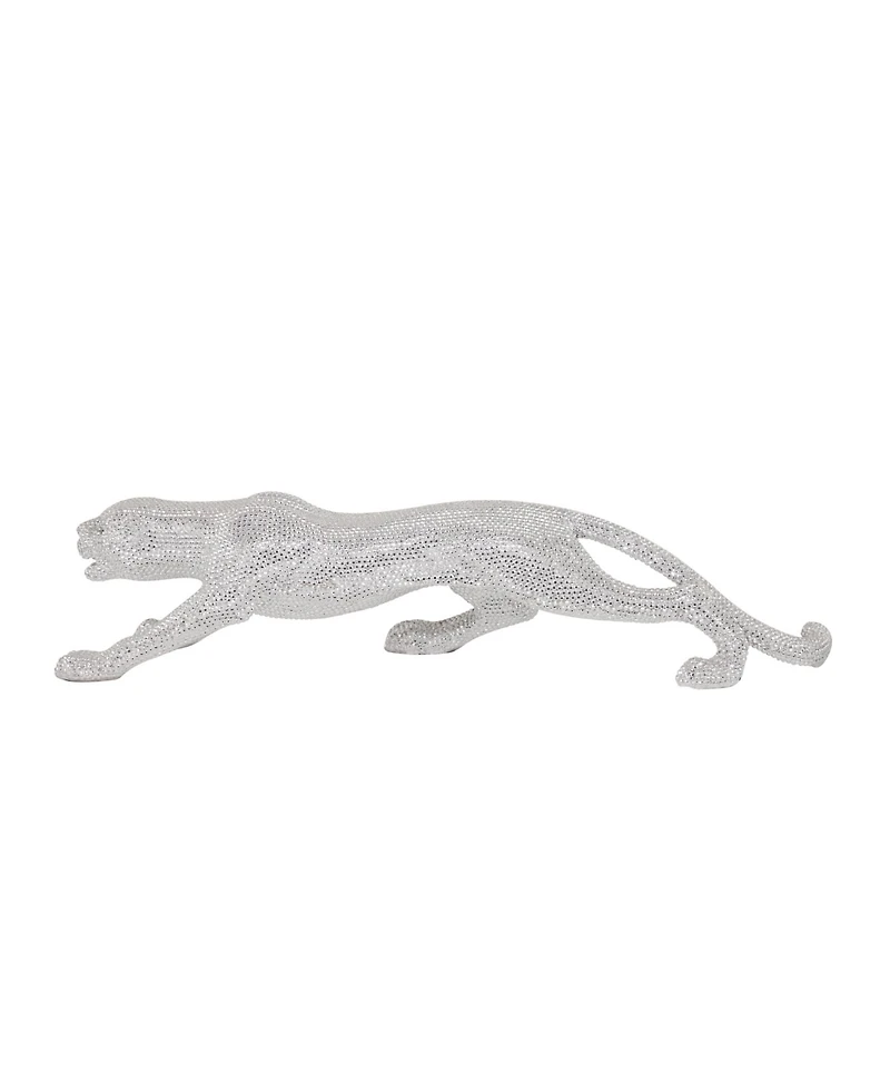 Glam Leopard Sculpture, 11" x 42"