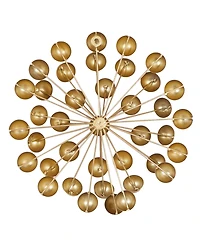 CosmoLiving by Cosmopolitan Metal Modern Abstract Sculpture, 12" x 12"