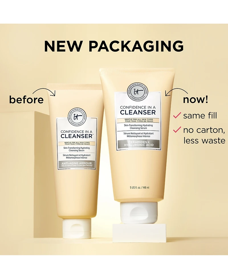 It Cosmetics Confidence in a Cleanser Hydrating Face Wash, 5 fl. oz.