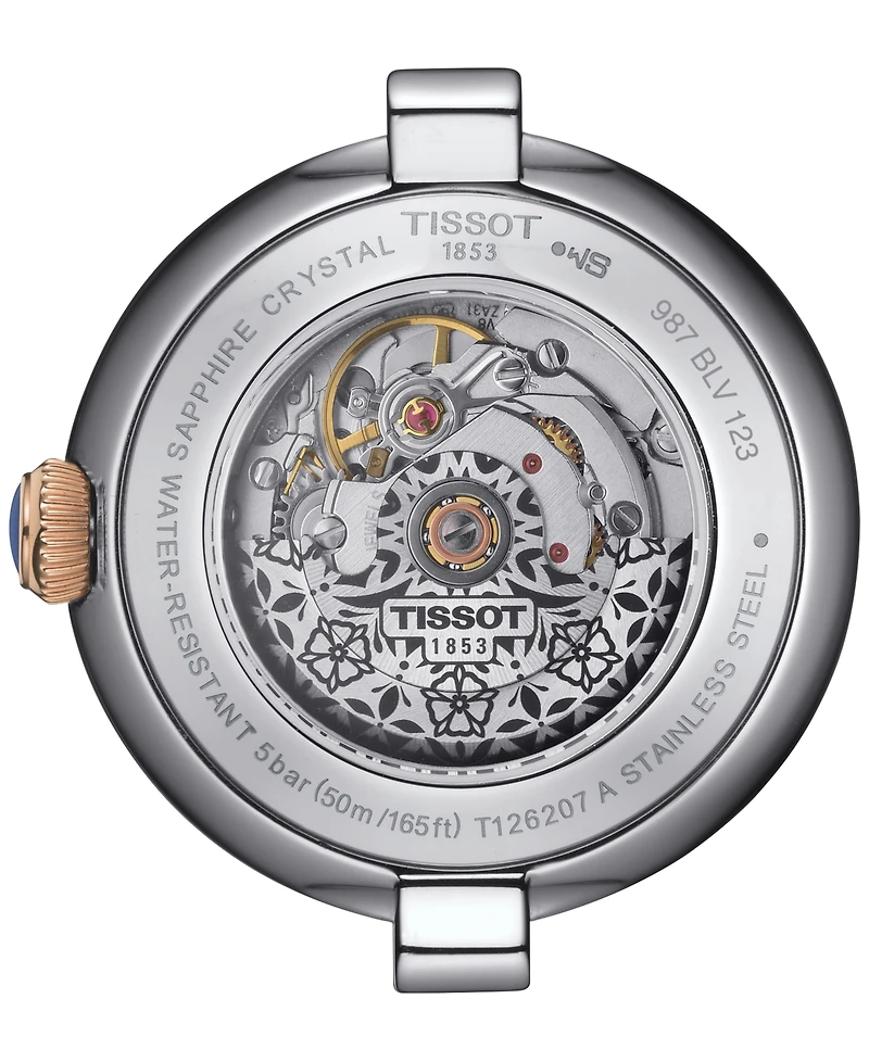 Tissot Women's Bellissima Two-Tone Pvd Stainless Steel Bracelet Watch 29mm