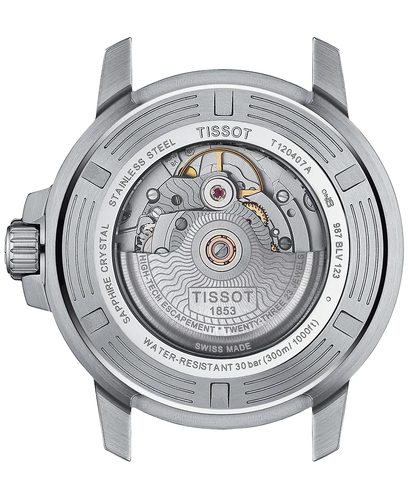 Tissot Men's Seastar 1000 Powermatic 80 Automatic Stainless Steel Bracelet Watch 43mm