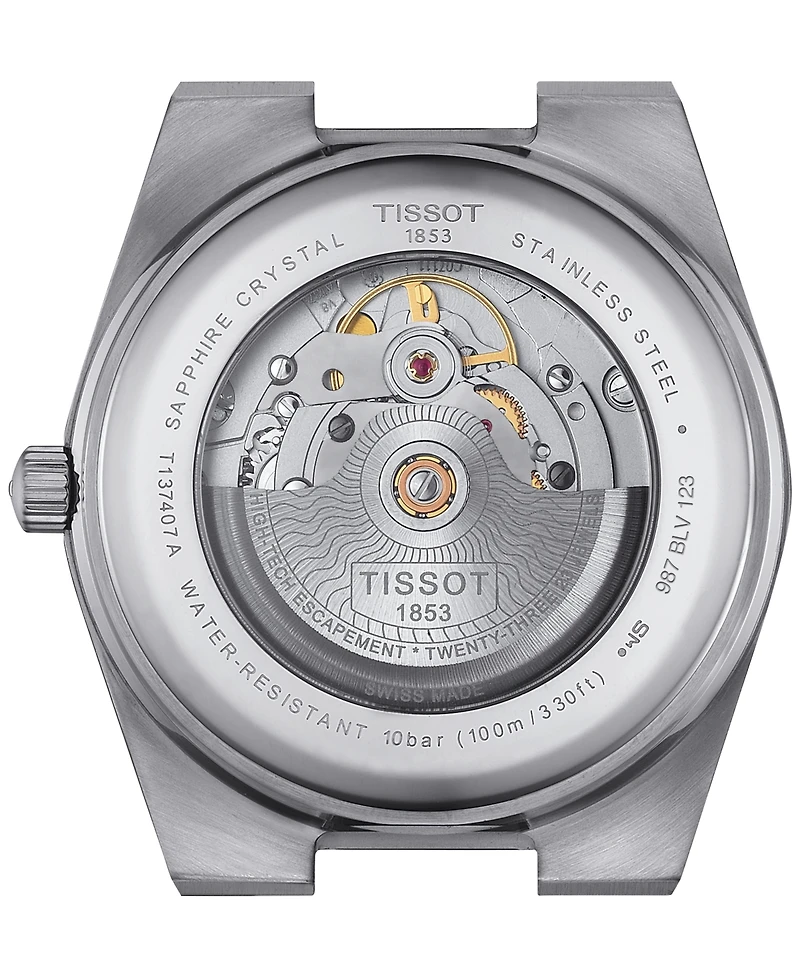 Tissot Men's Prx Powermatic 80 Automatic 18K Gold Stainless Steel Bracelet Watch 40mm
