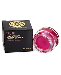 True Moringa Moisturizing Shimmer Pink Yarrow Cocoa Lip Whip Balm, 0.25 oz.