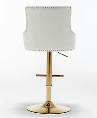 Brightcast Tufted Bar Stools