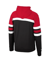 Men's Red, Black Miami Heat Head Coach Pullover Hoodie