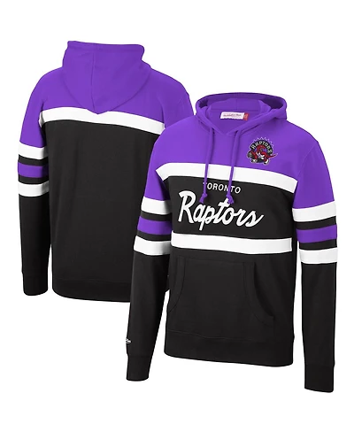Men's Purple, Black Toronto Raptors Head Coach Pullover Hoodie