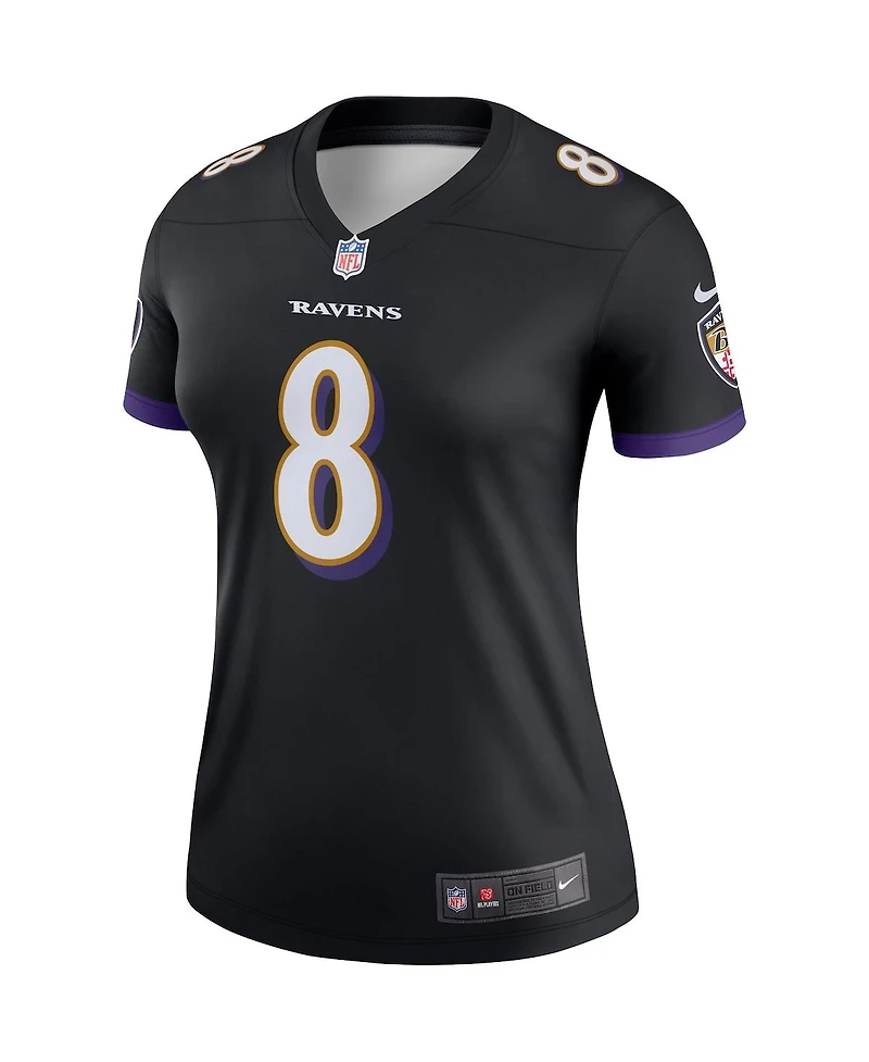 Women's Lamar Jackson Baltimore Ravens Color Rush Legend Player Jersey