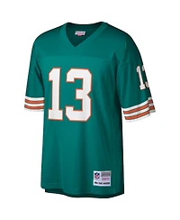 Men's Dan Marino Aqua Miami Dolphins Big and Tall 1984 Retired Player Replica Jersey