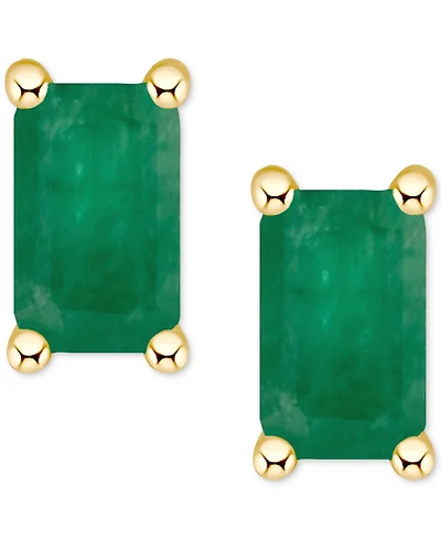 Tanzanite Stud Earrings (1/2 ct. t.w.) 14k Gold (Also Emerald, Ruby & Sapphire)