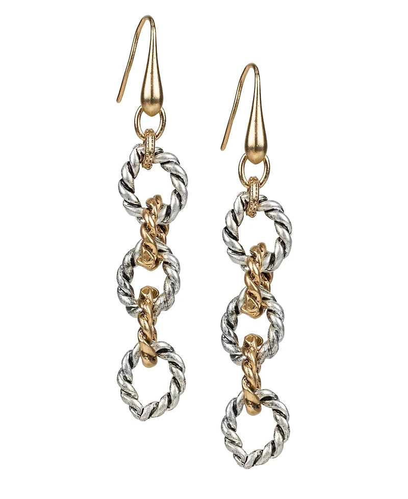 Patricia Nash Rope Ring Drop Earrings
