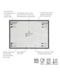 Truebake Silicone Pastry Mat with Reference Marks