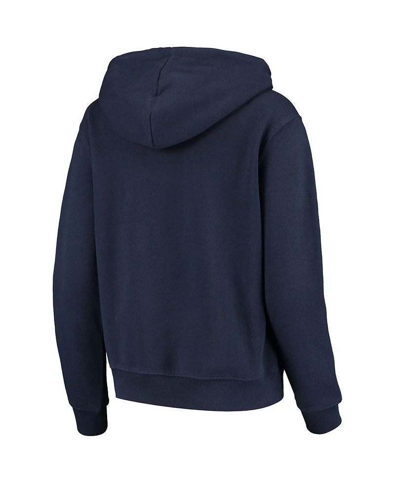 Women's Navy West Virginia Mountaineers Loud and Proud Pullover Hoodie