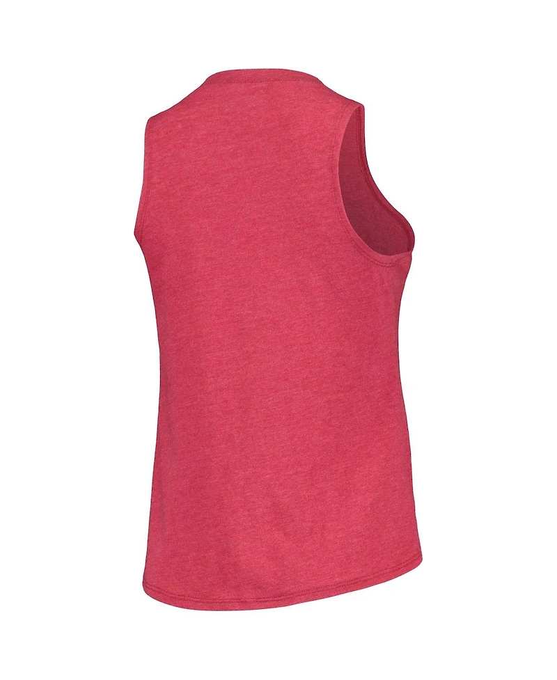 Women's Crimson, Charcoal Oklahoma Sooners Team Tank Top and Pants Sleep Set