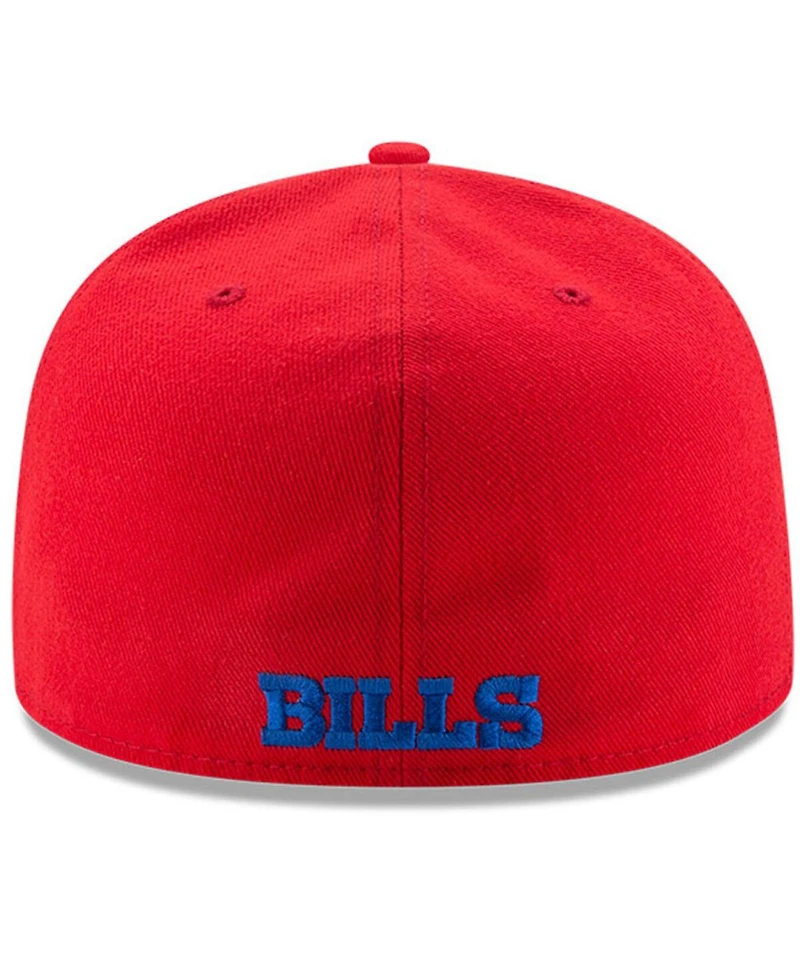 Men's Red Buffalo Bills Omaha 59FIFTY Fitted Hat