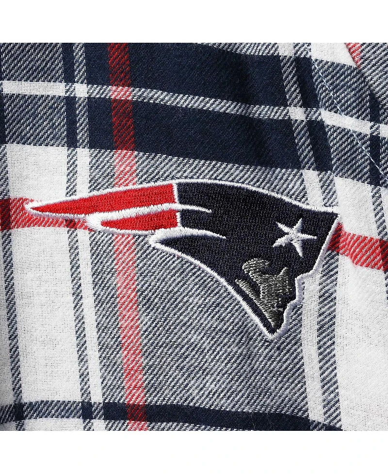 Women's Navy, Red New England Patriots Accolade Flannel Pants