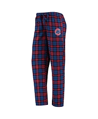 Women's Royal, Red Chicago Cubs Lodge T-shirt and Pants Sleep Set