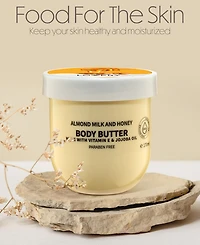 Almond Milk and Honey Whipped Body Butter, Scented Body Cream, 170ml