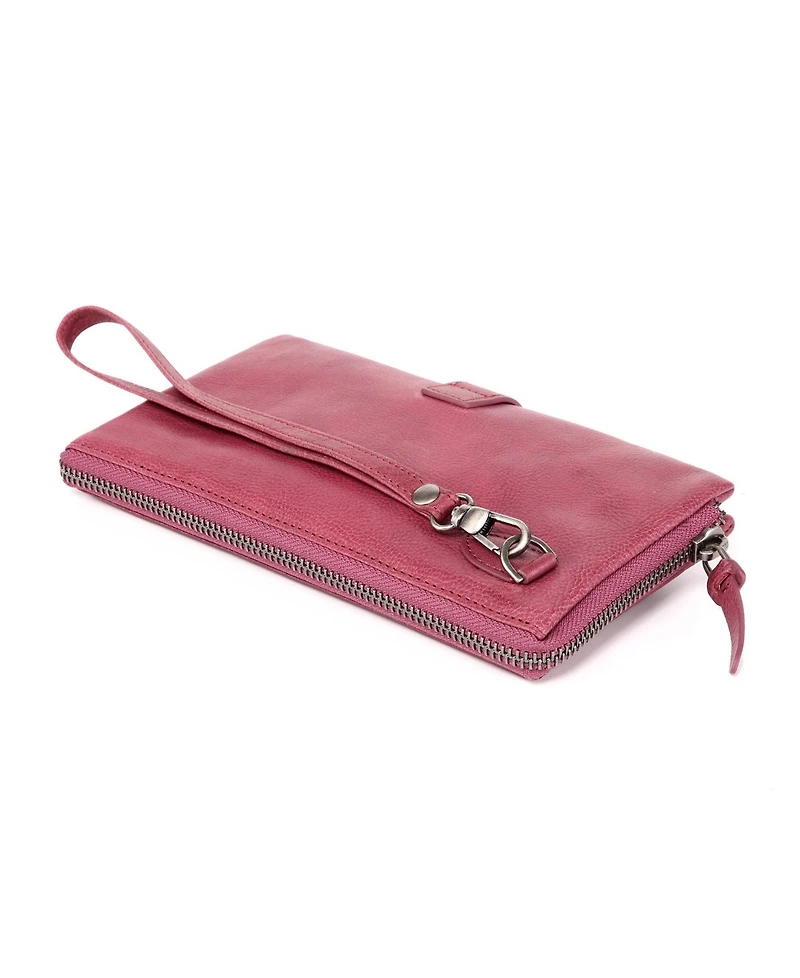 Old Trend Women's Genuine Leather Snapper Clutch