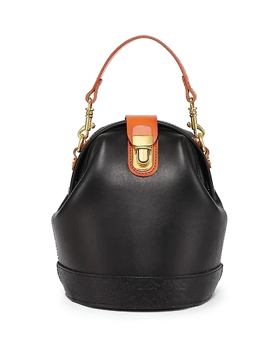 Old Trend Women's Genuine Leather Doctor Bucket Crossbody Convertible Bag