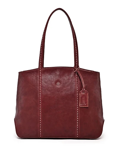 Old Trend Women's Genuine Leather Dancing Bamboo Tote Bag