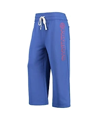 Women's Junk Food Royal New England Patriots Cropped Pants