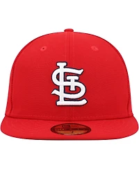 Men's New Era Red St. Louis Cardinals 9/11 Memorial Side Patch 59Fifty Fitted Hat
