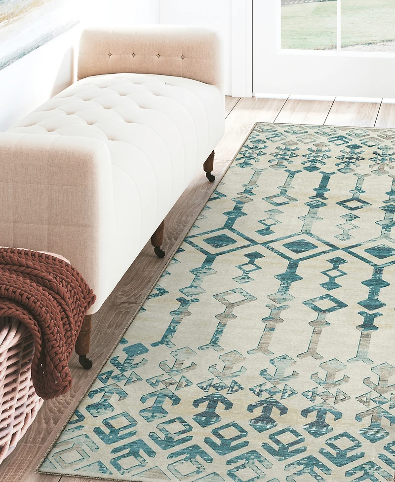 Dalyn Brisbane Washable BR8 2'3" x 7'6" Runner Area Rug