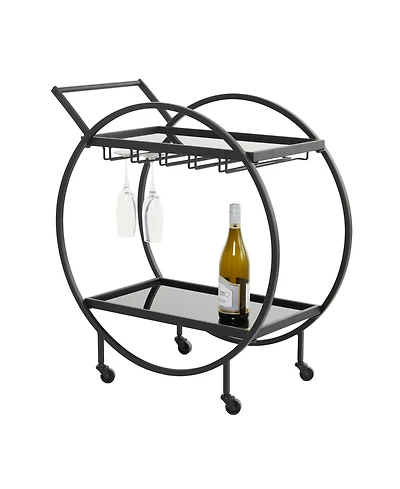 Metal Contemporary Bar Cart