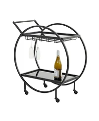 Metal Contemporary Bar Cart