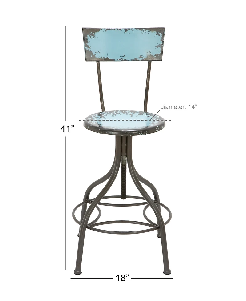 Iron and Metal Retro Bar Chair