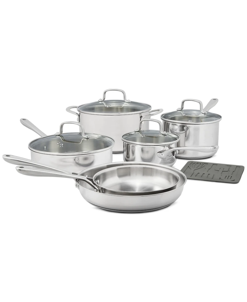 The Cellar Stainless Steel 11-Pc. Cookware Set, Exclusively at Macy's