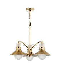 Colin 3-Light Adjustable Retro Hurricane Led Chandelier