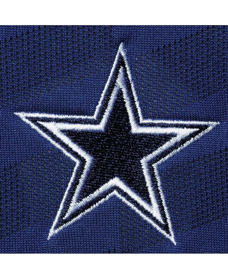 Men's Nike Golf Navy Dallas Cowboys Jacquard Wing Performance Polo Shirt