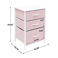 Sorbus Nightstand with 3 Drawers