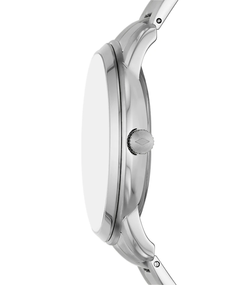 Fossil Men's Neutra Silver Tone Stainless Steel Bracelet Watch 42mm