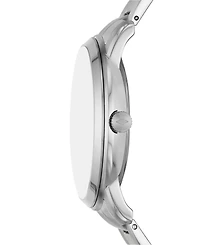 Fossil Men's Neutra Silver Tone Stainless Steel Bracelet Watch 42mm