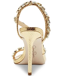 Jessica Simpson Women's Jaycin Barely-There Rhinestone Evening Sandals