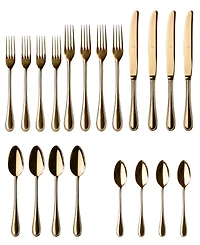Perla Oro Flatware Set, 20 Piece
