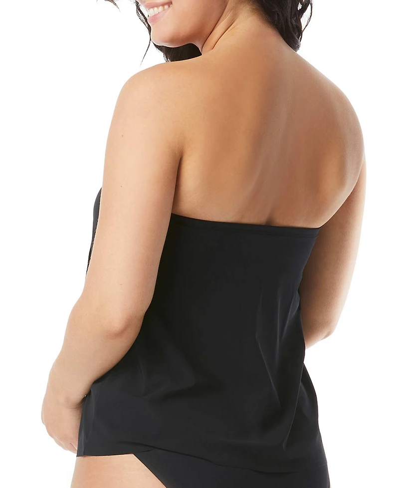 Coco Reef Contours Clarity Bra-Sized Bandeau Tankini Top